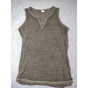 Cato Blouse Women's M Dark Olive Green Sleeveless Blouse Thin Stretchy
